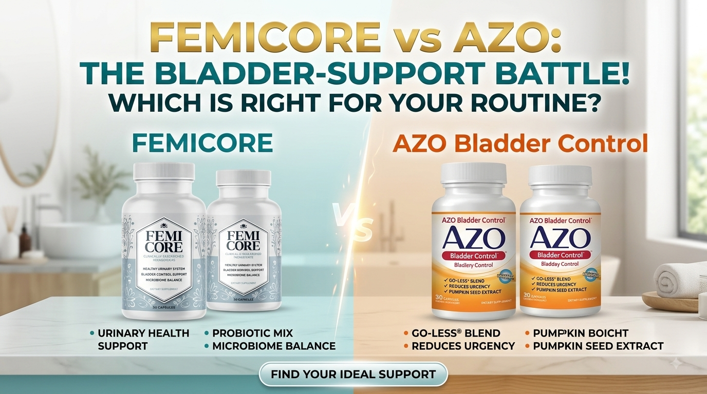 FemiCore vs AZO Bladder Control