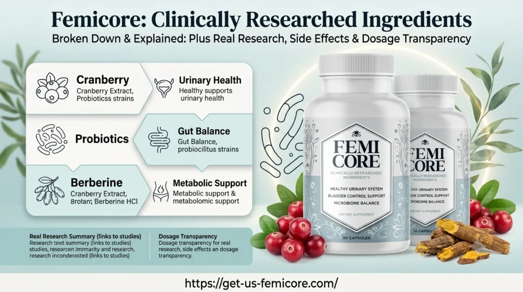 FemiCore Ingredients Explained